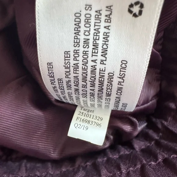 Anna Sui Target 20th Anniversary Collection Chevron Puffer Vest Orange Purple Sm - Picture 7 of 8